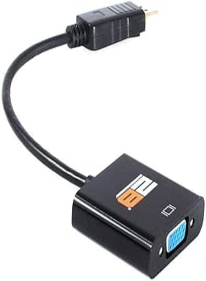 2B (DC138) - Connecting Solution Display Port Cable to VGA - Black